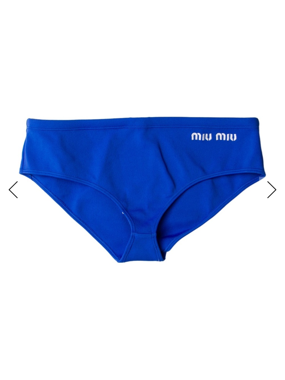 Miu Miu blue shorts